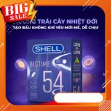 Bao Cao Su Shell Bigtime - Size 54mm, Siêu Mỏng - Hộp 3 cái | SHELL CHÍNH HÃNG