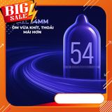 Bao Cao Su Shell Bigtime - Size 54mm, Siêu Mỏng - Hộp 3 cái | SHELL CHÍNH HÃNG