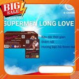 Bao cao su Superman Long Love kéo dài thời gian - Hộp 120 cái | ɡunSHOP VIỆT NAM