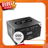 Bao cao su siêu mỏng 0.01 OLO Feeling Utrathin đen - hộp 10 bao - NO NO STORE
