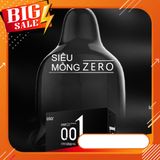 Bao cao su siêu mỏng 0.01 OLO Feeling Utrathin đen - hộp 10 bao - NO NO STORE