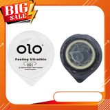 Bao cao su siêu mỏng 0.01 OLO Feeling Utrathin đen - hộp 10 bao - NO NO STORE