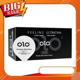Bao cao su siêu mỏng 0.01 OLO Feeling Utrathin đen - hộp 10 bao - NO NO STORE