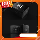 Bao cao su siêu mỏng 0.01 OLO Feeling Utrathin đen - hộp 10 bao - NO NO STORE