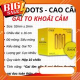 Bao cao su gai Juncai Extra Dots có gai lớn siêu mỏng kéo dài quan hệ