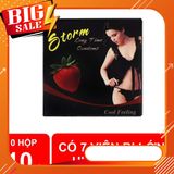 [HOT] Combo 10 hộp bao cao su OKSTOME  BI hương dâu cực chất 10 cái (Cam kết chính hãng-Chê tên kín đáo) )