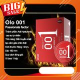 Bao cao su OLO 001 Đỏ Passionate Factor, bcs siêu mỏng, truyền nhiệt nhanh, nhiều ɡel bôi trơn chính hãng