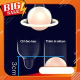 Bao cao su bi Olo 001 bi lớn Bead Entering, siêu mỏng chống xuất tinh sớm kéo dài thời gian-hộp 1 bao 1 bi-olo