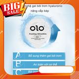 Bao cao su OLO Thin 001 Square Black bao siêu mỏng chống xuất tinh sớm hàng chính hãng Hộp 10pcs