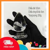 (Che Tên Khi Giao) Plug Thủy Tinh Trong Suốt Size Lớn - Snapshop