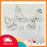 (Che Tên Khi Giao) Plug Thủy Tinh Trong Suốt Size Lớn - Snapshop