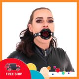 (Che Tên Khi Giao) Ball Gag Khóa Hàm Hình Môi Cao Cấp Bảo Đảm