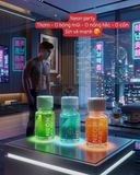 Popper neon 40ml, Mẫu Mới Cao Cấp, Phê Lâu Hơn, Lấy Ngẫu Nhiên 