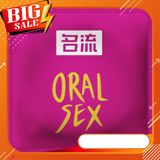Bao cao su miệng Oral Sex hương cherry, bcs quan hệ bằng miệng an toàn siêu mỏng