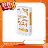 Bao cao su Sagami Super Thin, bcs siêu mỏng chống xuất tinh sớm kéo dài thời gian