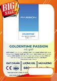 Bao cao su GOLDENTIME Passion 003 hương vani, bcs siêu mỏng 0.03mm nút thắt kéo dài thời gian quan hệ