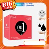 Bao cao su gai JUNCAI 001 Passio Granule, bcs siêu mỏng 0.01mm, nhiều ɡel kéo dài thời gian quan hệ