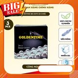 Bao cao su Goldentime BigDots, bcs siêu mỏng có gai cổ thắt tăng khoái cảm kéo dài quan hệ