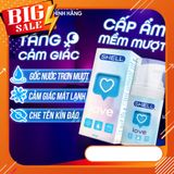 ɡel Bôi Trơn Tăng Khoái Cảm Nữ Shell Love Blue Mát Lạnh, Cấp Ẩm Mềm Mượt - Chai 50ml