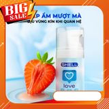 ɡel Bôi Trơn Tăng Khoái Cảm Nữ Shell Love Blue Mát Lạnh, Cấp Ẩm Mềm Mượt - Chai 50ml
