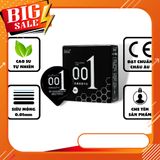 Bao cao su 001 JUNCAI Spot Particle hộp 2 cái, bcs siêu mỏng 001mm nhiều ɡel có gai liti kéo dài thời gian 797644