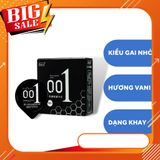 Bao cao su 001 JUNCAI Spot Particle hộp 2 cái, bcs siêu mỏng 001mm nhiều ɡel có gai liti kéo dài thời gian 797644