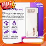 Bao cao su JUNCAI HA Ultrathin hộp 50 cái, bao cao su gia đình, khách sạn siêu mỏng nhiều ɡel kéo dài quan hệ 797648
