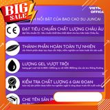 Bao cao su JUNCAI HA Ultrathin hộp 50 cái, bao cao su gia đình, khách sạn siêu mỏng nhiều ɡel kéo dài quan hệ 797648