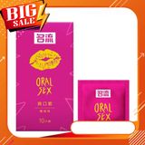 Bao cao su miệng Oral Sex hương cherry, bcs quan hệ bằng miệng an toàn siêu mỏng 797655
