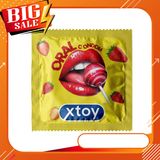 Bao cao su miệng Xtoy Oral Sex hương dâu, bcs quan hệ bằng miệng an toàn siêu mỏng 797658