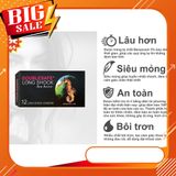 Bao Cao Su Cá Ngựa Double Long shock gân gai siêu mỏng kéo dài thời gian - 12cái 797728