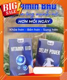 Combo 2 hộp BHD Delay power hỗ trợ tăng cường sinh lực và sức khỏe cho Nam giới 