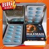 Maxman Tablets Hộp 10 viên- Viên uống hỗ trợ tăng cường sinh lý Mỹ 
