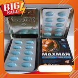 Maxman Tablets Hộp 10 viên- Viên uống hỗ trợ tăng cường sinh lý Mỹ 