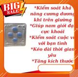 Male sexual enhancement pills (box of 4 pills) Viên uống hỗ trợ tăng cường sinh lực cho Nam