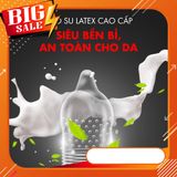 Bao cao su Shell Performax 6in1 gân gai và điểm nổi, hỗ trợ kéo dài thời gian hộp 10 cái Chính Hãng