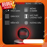 Bao cao su Shell Performax 6in1 gân gai và điểm nổi, hỗ trợ kéo dài thời gian hộp 10 cái Chính Hãng