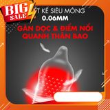 Bao cao su Shell Performax 6in1 gân gai và điểm nổi, hỗ trợ kéo dài thời gian hộp 10 cái Chính Hãng