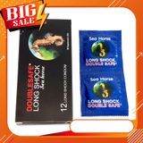 Bao Cao Su DoubleSafe Cá Ngựa Long Shock (12 Pcs) – Giải Pháp Bảo Vệ An Toàn Chuyên Sâu, Hỗ Trợ Kéo Dài Trải Nghiệm Chăn Gối