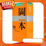 (combo) 2 Hộp bao cao su okamoto hương dâu và hương cam siêu mỏng 