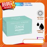 Bao cao su size nhỏ 49mm JUNCAI Spearmint, bcs siêu mỏng 001 hương bạc hà nhiều ɡel bôi trơn 797883