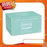 Bao cao su size nhỏ 49mm JUNCAI Spearmint, bcs siêu mỏng 001 hương bạc hà nhiều ɡel bôi trơn 797883