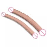 Dương Vật Giả 2 Đầu Mềm Dẻo Chân Thật
