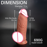 Dương Vật Giả G Size Khủng 7cm Silicon Mềm Dẻo