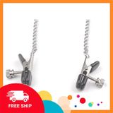 (Che Tên Khi Giao) Kẹp Vú Chặt Bản Dày Đẹp Inox Núm Cao Su - Hàng Mới Về