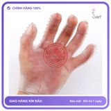 (Che Tên Khi Giao) Bao Tay Gai Silicon Mềm Dẻo Trong Suốt Chuẩn Auth