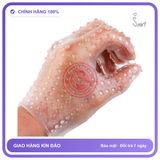 (Che Tên Khi Giao) Bao Tay Gai Silicon Mềm Dẻo Trong Suốt Chuẩn Auth