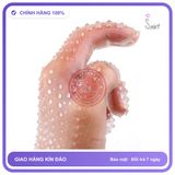 (Che Tên Khi Giao) Bao Tay Gai Silicon Mềm Dẻo Trong Suốt Chuẩn Auth