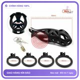(Che Tên) Khóa Dương Vật Cobra Đen Nhám Cao Cấp Bảo Đảm