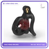 (Che Tên) Khóa Dương Vật Cobra Đen Nhám Cao Cấp Bảo Đảm